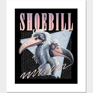 Shoebill --- 90s Style Design Posters and Art